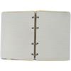 tipome 200 fogli a righe 7mm. formato A5 14x20cm - con 4 fori - Ricarica ricambio raccoglitore con 4 anelli A5
