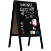 ALLboards Lavagna Nera da Gesso con Cavalletto 118x61cm COLORE NERO