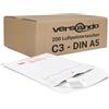 versando 200 buste imbottite versando air C3, dimensioni interne 150 x 215 mm, dimensioni esterne 170 x 225 mm, colore: bianco per DIN A5/A6