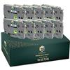 EMBRIIO TZe-221 TZ-221 Kit 10 Nastro per Etichette Sostituzione per Brother P-Touch PT-H110 PT-E550WVP PT-E100 PT-P700 PT-H105 PT-H101C PT-1000 PT-D600VP PT-H100 H100LB | Nero su Bianco | 9 mm x 8 m