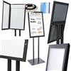 Vendooh! Vendooh.com - BACHECA LUCE A LED PORTA MENU DA PAVIMENTO AUTOPORTANTE PER E