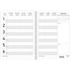 Agendepoint.it Agenda Prenotazioni Spiralata per Hotel e B&B, Formato A4 21x29,7 cm, da 6 a 12 Stanze, Copertina Plastificata