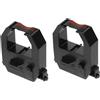 SHINEOFI 2 Pezzi Nastro della macchinetta presenze nastro per timbratrice nastro per timbratrici accessorio registratore di tempo dell'orologio delle presenze inchiostro Black