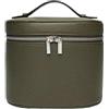 Generic Borsa da viaggio portatile in pelle, borsa cosmetica rimovibile con scomparto for il lavaggio separato, unisex(Green)