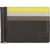 DUDU Portafoglio Uomo con Fermasoldi in Pelle Porta Carte di Credito Clip Banconote Sottile Porta Tessere Coffee brown