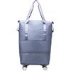 Ratpzou Borsa da Viaggio con Ruote - Bagaglio a Mano Impermeabile Trasportabile - Organizer per Abiti Weekend Palestra Shopping Viaggi