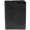 GIUDI ® - Porta passaporto in pelle vacchetta, custodia passaporto, vera pelle, portafoglio, Unisex Uomo Donna, Made in Italy. (Nero)