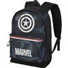 KARACTERMANIA Marvel Metal-Zaino HS Silver, Nero, 30 x 41 cm, Capacità 22 L
