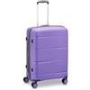 RONCATO R-LITE Trolley Medio Rigido, 4 ruote Espandibile con zip - Lavanda
