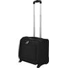 vidaXL Trolley da Pilota Nero Valigia per Viaggi Borsa Borsone Bagagli Ruote