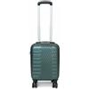 LBF EASY TRIP Bagaglio a Mano Ryanair 40x30x20 cm Ruote Removibili (Verde metallizzato)