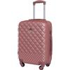 CABIN GO 5590T Valigia, Trolley Viaggio Rigido ABS, Trolley rigido con ruote girevoli 55x40x20