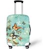 Coloranimal Copertura per bagagli per scuolabus, accessori trolley, custodia protettiva per valigia, taglia 18-32, Farfalla vintage, M (22-25 cover), Set Bagagli