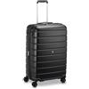 RONCATO RELIFE trolley medio - 4 ruote, espandibile, altezza 73 cm, con sistema di chiusura TSA, NERO