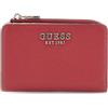 GUESS portafoglio Laurel II SLG Zip Around Card Case Garnet rosso