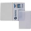 instantstore N° 100 porta patente carte di credito bancomat tessere sanitaria misura 8,5 x 5,5 PVC trasparente unisex adulti portafoglio con custodia per documenti estraibile
