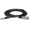 Hosa STX-120M, Balanced Interconnect, 1/4 in TRS to XLR3M, 20 ft