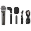 Samson SAQ2U Microfono dinamico plamare USB/XLR, Grigio