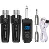 Generisch Trasmettitore e ricevitore, ricevitore microfono wireless | 10 Wireless Dynamic Mic Adapter,trasmettitore plug on e ricevitore per strumenti elettrici per basso chitarra