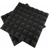 ZStyle Pannello fonoassorbente 7 Cm piramidale per correzione audio in poliuretano (100x50x7, Antracite classico) insonorizzanti isolamento acustico isolante per udito