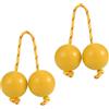 Vibhgtf Kashaka Shaker Ball, ritmo di shaker africano, Kashaka Shaker Rassle Ball Tool, musica ritmica di musica 2 paia di shaker per sonagli africani, palla ritmica Kashaka strumento - africani
