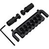 SAPHUE Wraparound Bridge Cordiera Intonatable Combo Bridge Cordiera per chitarra elettrica a corpo solido (nero)