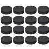 QUARKZMAN 16 Pezzi Piedini Isolamento Casse Monofacciali, 30mmx10mm Base Antiscivolo Schiuma Assorbimento Urto Piedistallo Amplificatore Tappetino per Casse, Nero