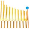 Fishawk Set 9 Diapason, Diapason Risonante in Lega di Alluminio con Martello a Percussione, DNA Sonoro Guarigione 174Hz 285Hz 396Hz 417Hz 528Hz 639Hz 741Hz Fishawkg2rv06cazp1890
