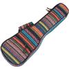 Surwin Borsa Ukulele Soprano Custodia Ukulele 21 23 26 Pollici con Imbottitura Cinghie Regolabile Maniglia per il Trasporto, Imbottitura Spessa e Custodia (21 pollici,Stile A)