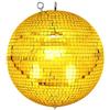 7even Sfera da discoteca/sfera a specchio in argento, nero e oro, da 5 a 75 cm 30 cm gold