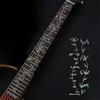 WAZUBC Adesivi Intarsiati per Tastiera di Chitarra Adesivi per Tastiera Fai da Te Adesivi per Collo di Chitarra e Basso (stile B)