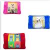 Generico 3 pezzi Borsa dell'Acqua Calda Elettrica Decorativa con Stampe di Animali, 22 x 17 cm, Design Assortiti in Rosso, Blu, Rosa e Marrone