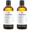 Naissance Olio Essenziale di Rosmarino (No. 108) 200ml (2x100) - Puro, Naturale, Distillato a Vapore - per Capelli, Diffusori, Aromaterapia, Massaggio