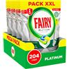Fairy Platinum Tutto In Uno Limone, Capsule Per Lavastoviglie, 51Capsule, Per Sfide Difficili, Pulisce I Residui Di Grasso Nel Filtro