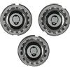 vhbw 3x testina di ricambio compatibile con Philips PT720, PT721, PT725, PT726, PT728, PT729, PT737, PT739 rasoio elettrico, argento