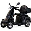 VELECO GRAVIS - Scooter Disabili a 4 ruote - Completamente assemblato e pronto all'uso - Sicuro e stabile - Illuminazione completa a LED - Ampio deposito e portabicchieri(NERO)