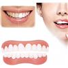 Brigtviee Dentiera Provvisoria, Denti Finti Faccette Istantanee, Faccette Dentali Estetiche, Protesi Dentale Universale, Dentiera Finta Naturale, Protesi a Sorriso Perfetto per Donne e Uomini