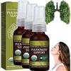 Ashopfun Fivfivgo, spray naturale a base di erbe per supporto polmonare e respiratorio, spray per la pulizia dei polmoni, essenza per la salute dei polmoni, supporto respiratorio e sollievo dal muco per