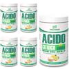 CHEMICA SOLUTIONS Acido Citrico ANIDRO 100% E330 Naturale Multifunzione, Detersivo pavimenti, Pulizia Calcare lavatrice,Brillantante Decalcificante,Alimentare Confezione da 5 Barattoli da 1 Kg