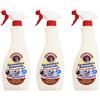 Real Chimica Chante Clair - set da 3 Sgrassatori universali superpotenti, 750 ml
