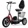 VELECO ZT16 - Scooter Disabili a 3 ruote - Completamente assemblato e pronto all'uso - Ruote grandi - Facile da manovrare - Freni anteriori e posteriori - Cestino rimovibile