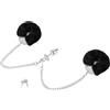 CoundCo Manette BDSM in Metallo con Analplug - Set Sexy con Butt Plug per Giochi Intimi e Addestramento