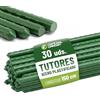 + CONTROL GARDEN CONTROL GARDEN Confezione 30 Tutor in Acciaio Plastificato per Piante Alto Ø 8-10 mm | Crescita Piante | Supporto Colture Adatto per interni ed esterni (150 cm)