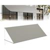 YRHome Tenda da sole retrattile 350 x 145 cm - tenda da balcone e protezione solare per terrazza/giardino - resistente alle intemperie con protezione UV inclusi accessori di montaggio - ideale per