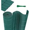 HENGMEI Recinzione frangivista in polivinilcloruro (PVC) per giardino, impermeabile, protezione da sguardi indiscreti con fascette per cavi, lamelle rinforzate, recinzione in PVC, opaca, 90 x 300 cm