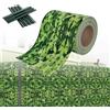 Hengmei - Frangivista in PVC, con pellicola protettiva, per recinzione a doppia asta, 70 m x 19 cm, con 20 clip di fissaggio, per recinzione da giardino, protezione antivento per recinzione, colore
