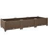 vidaXL Fioriera Rialzata 120x40x23 cm in Polipropilene