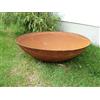 Zen Man Braciere da giardino in ruggine naturale, diametro 100 cm