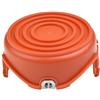 VIRELLO Tappo di ricambio per bobina decespugliatore per Black & Decker GL315 tipo 3 - Copertura a doppia linea arancione con alimentazione automatica