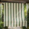 VKZ Tenda da Sole a Caduta per Balcone 200x290 cm, Tenda Parasole Esterno con Strisce, Protezione UV, Tenda da Sole Verticale per Terrazza, Balcone e Giardino (Verde)